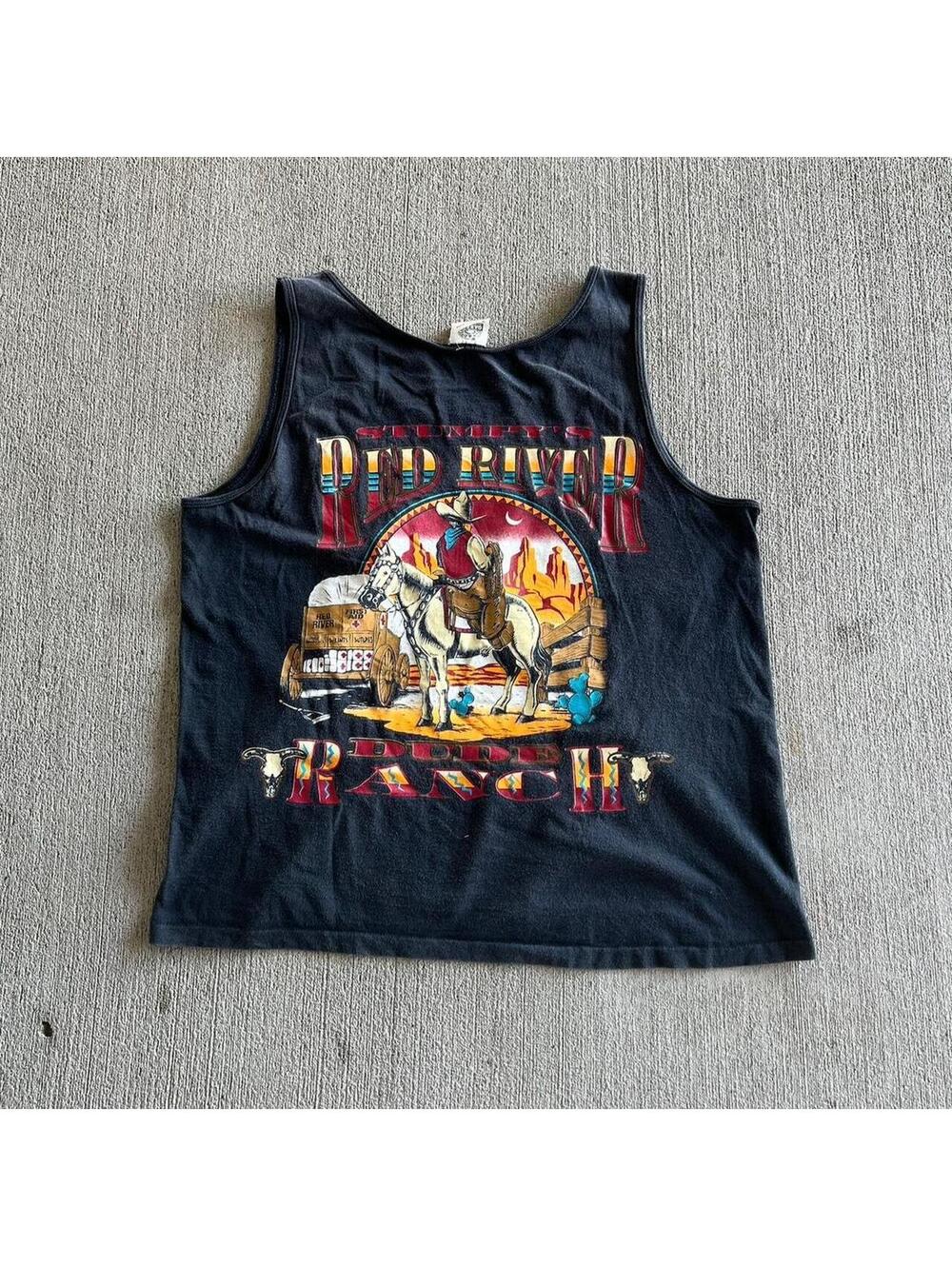 90s Stumpys Red River Dude Ranch Tank